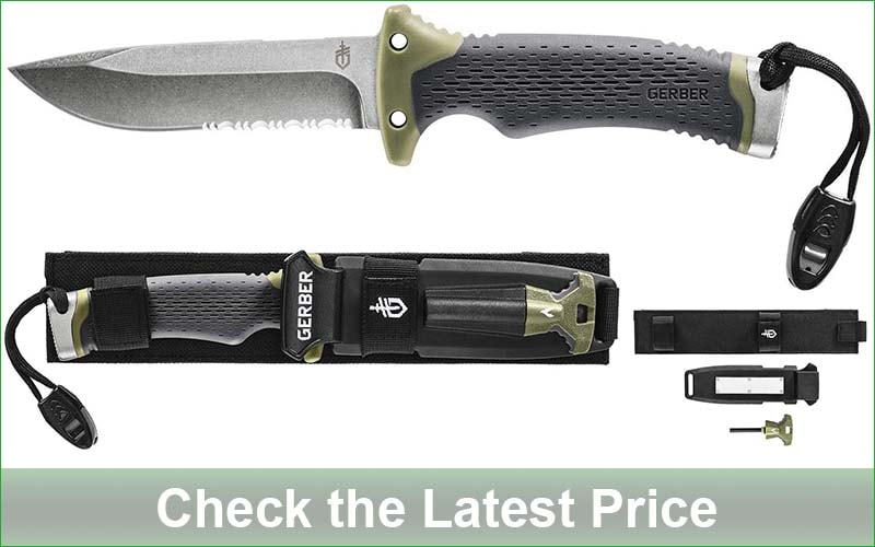 Gerber Ultimate Tactical Fixed Blade Survival Knife