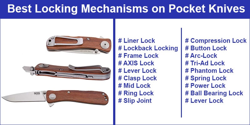 Pocket Knife Locking Mechanisms
