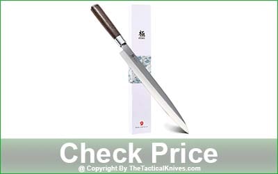 KYOKU Samurai Series Japanese Sushi Sashimi Knife 10.5-Inch Blade