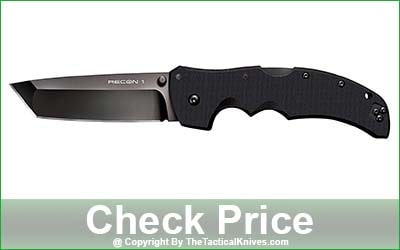 Cold Steel Recon 1 Series Tactical Folding Knife - Tanto Plain Edge