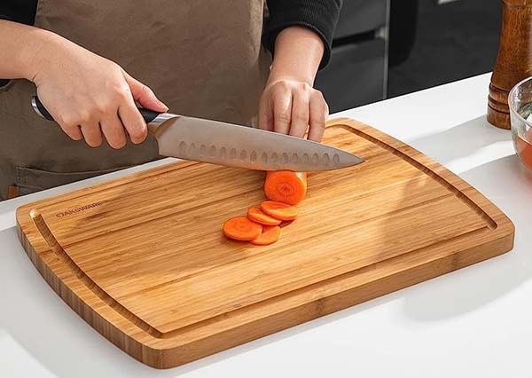 Using A Cutting Board