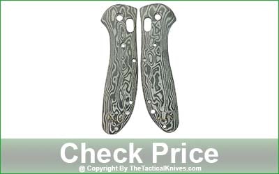 Aibote Damascus Micarta Patch Handle Scales For Benchmade Griptilian 551 550 - AT-Micarta-551