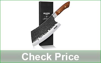 HUUSK 7-Inch Japanese Cleaver Knife